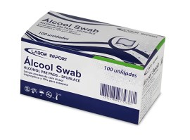 Lenço Umidecido A 70% para Assepsia - 100 Unid - Labor Álcool